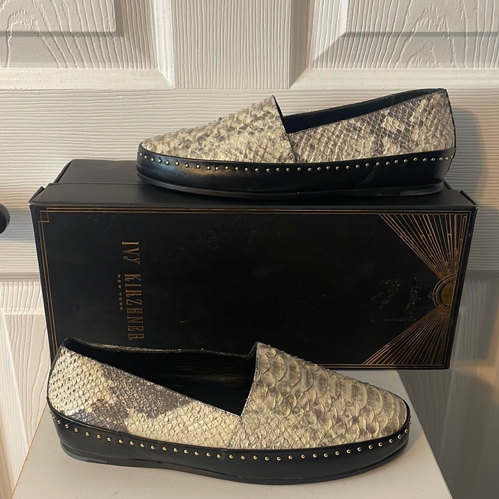 Ivy Kirzhner Tribeca Leather Flat Shoes SIZE 6.5